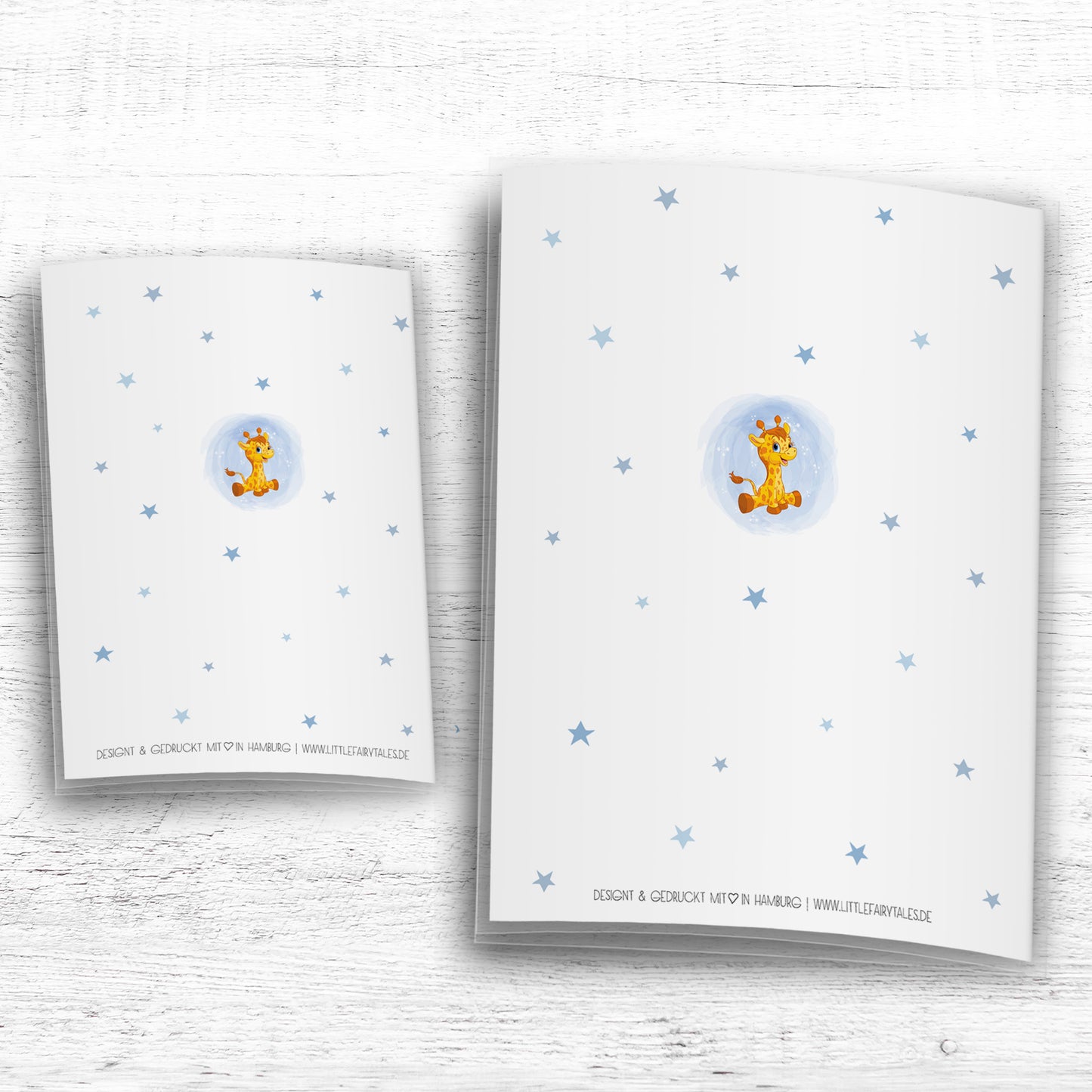Uhefthülle_Impfpasshülle_babytiere_giraffe_blau