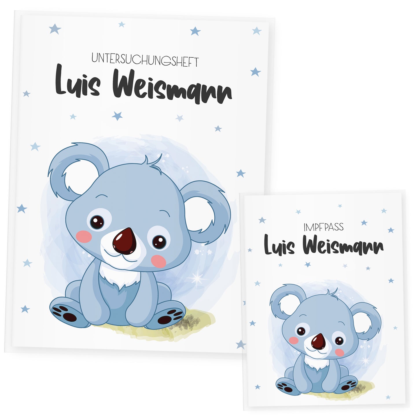 Uhefthülle_Impfpasshülle_Babytiere_Koala