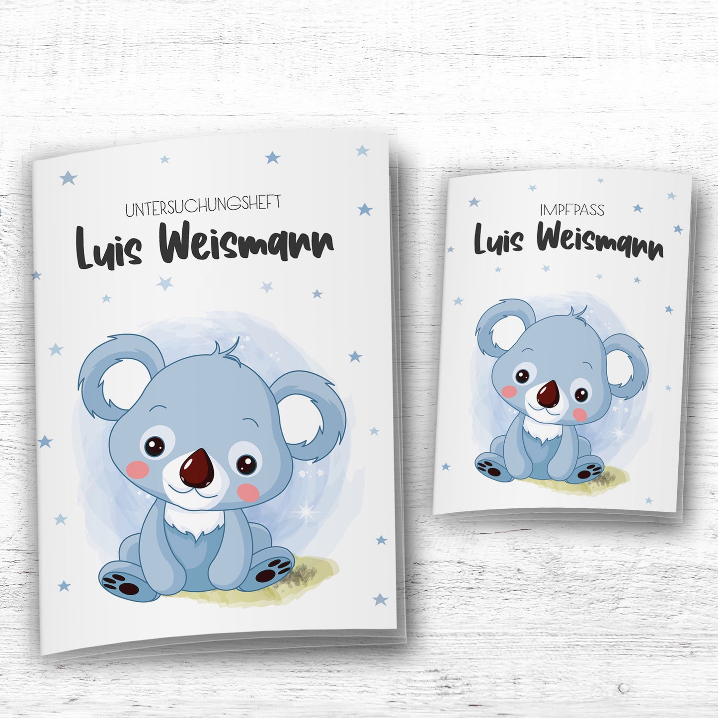 Uhefthülle_Impfpasshülle_Babytiere_Koala