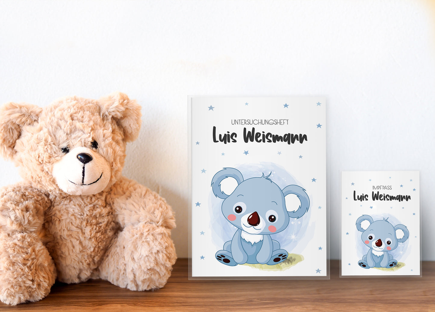 Uhefthülle_Impfpasshülle_Babytiere_Koala
