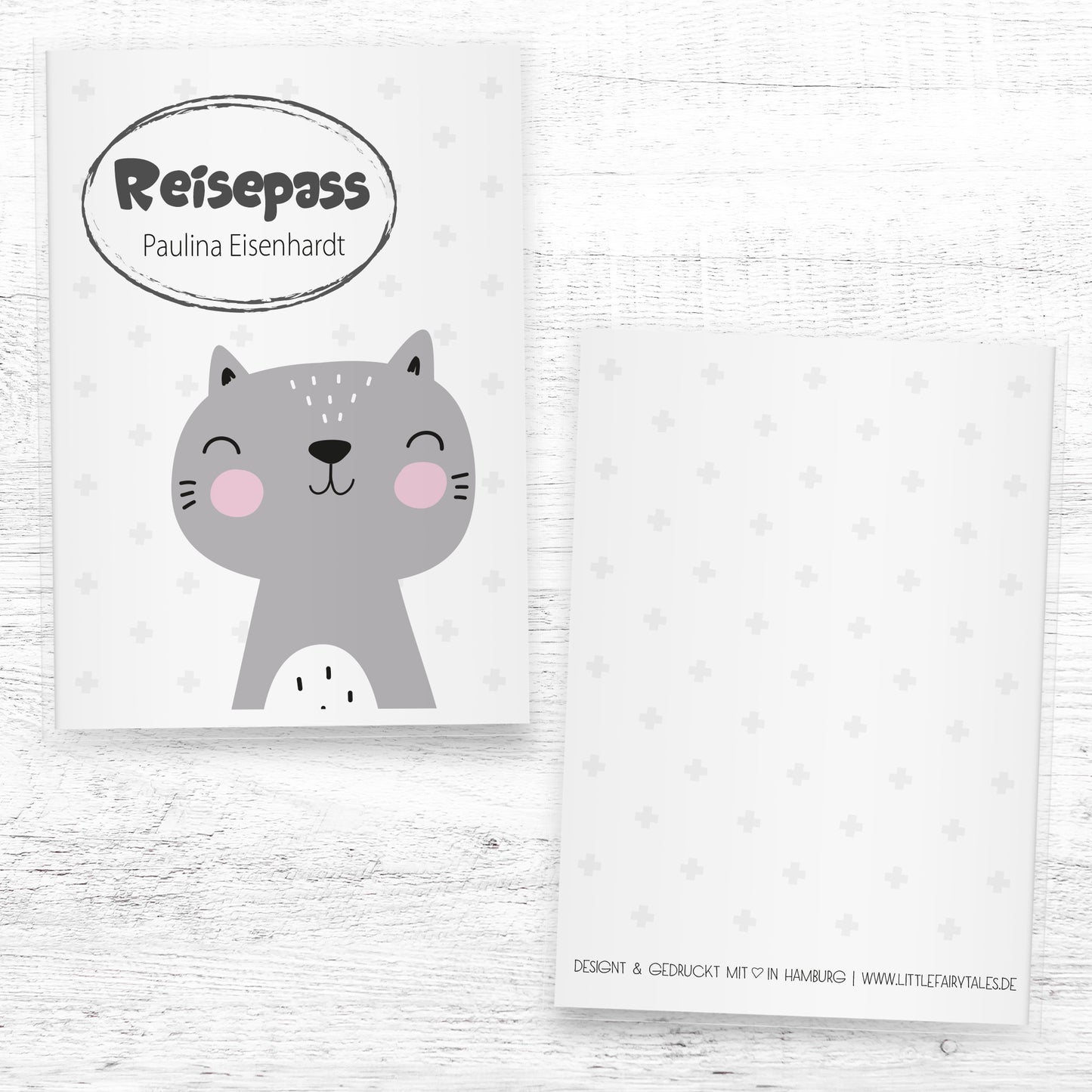 Kinder_Reisepasshülle_mit_Namen_waldtiere_nordic_katze