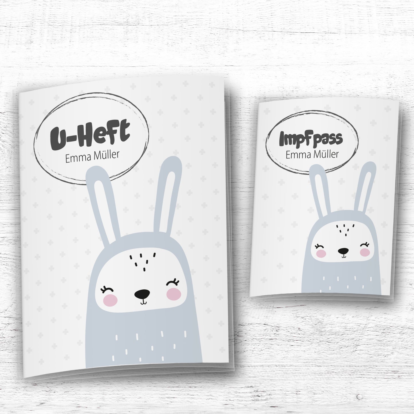 U Heft Hülle & Impfpass Hülle Set Waldtiere "Hase" - Little Fairy Tales