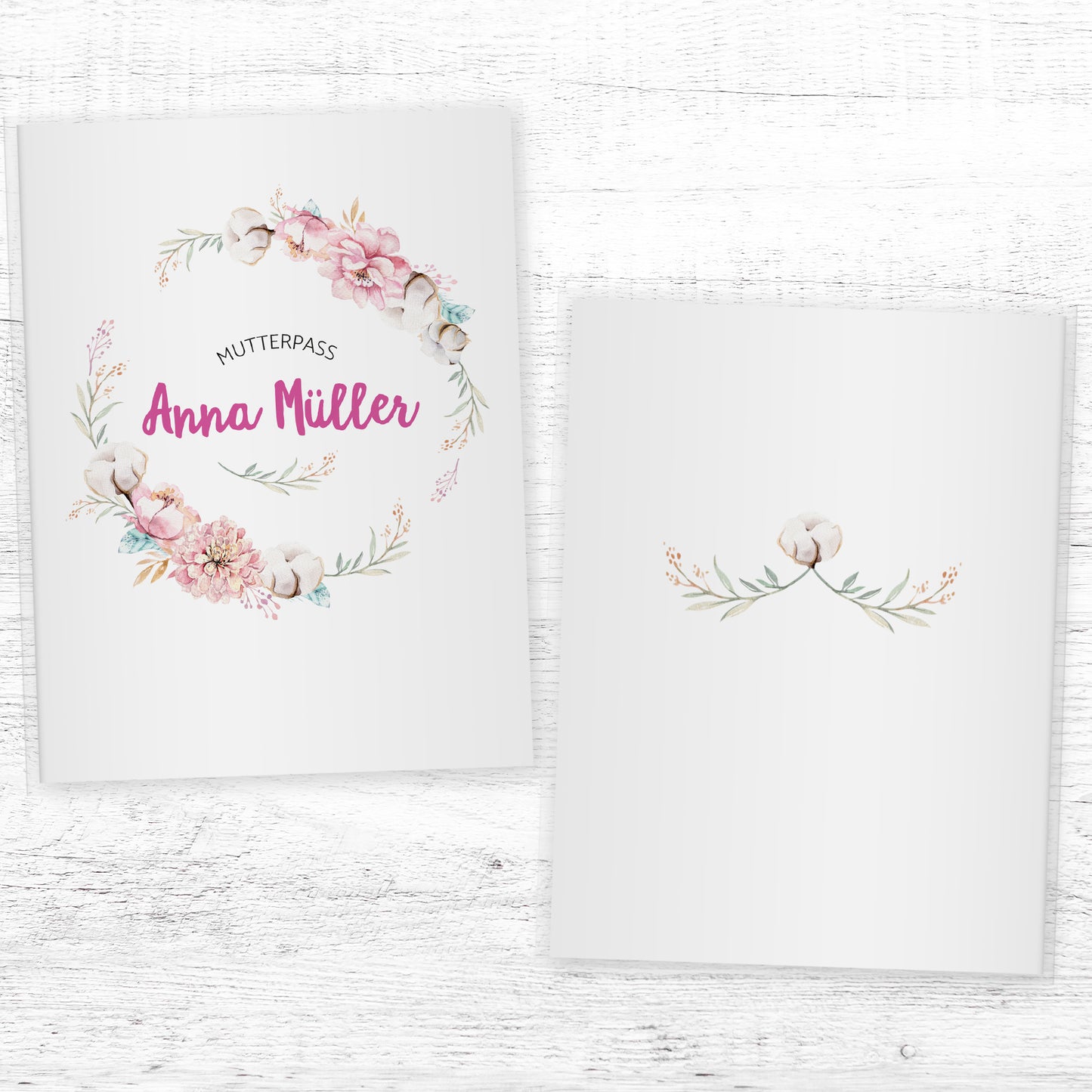Mutterpasshülle personalisiert, Boho 1 - Little Fairy Tales