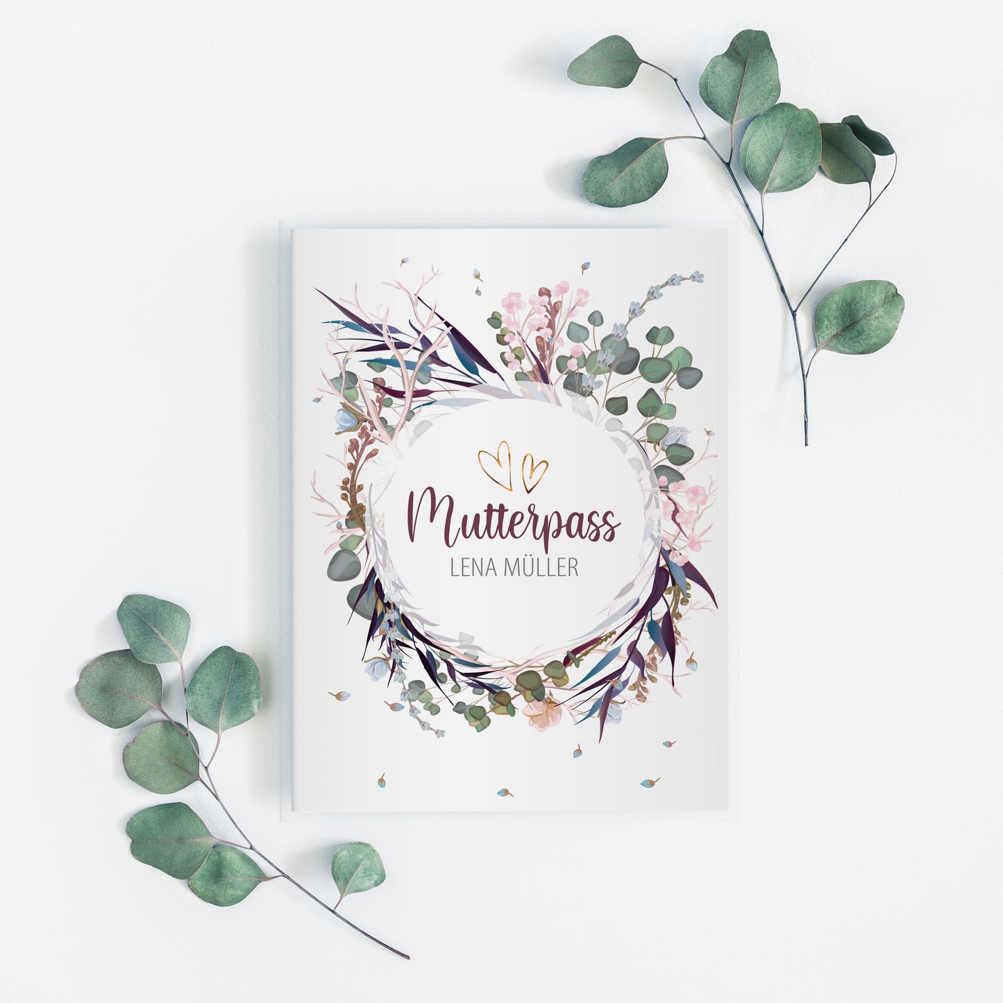 Mutterpasshülle personalisiert, Watercolor 2 - Little Fairy Tales