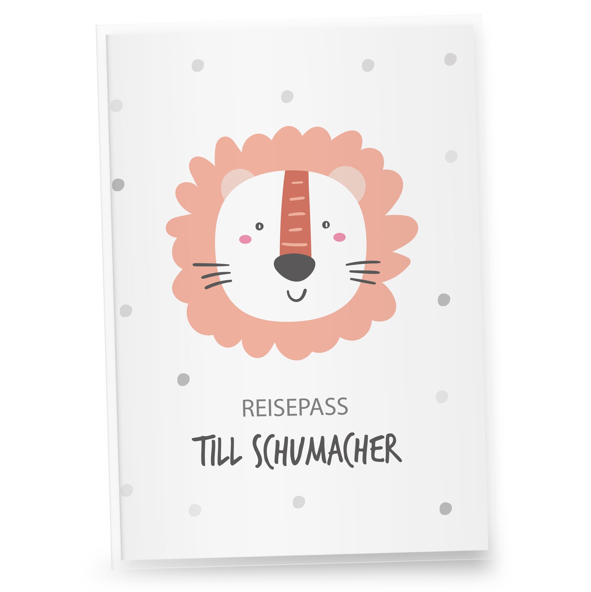 Kinder_Reisepasshülle_mit_Namen_nordic_tiere_löwe