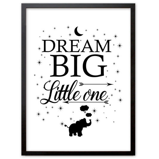 Kinderposter, "Dream Big Little One", DINA 4 - Little Fairy Tales