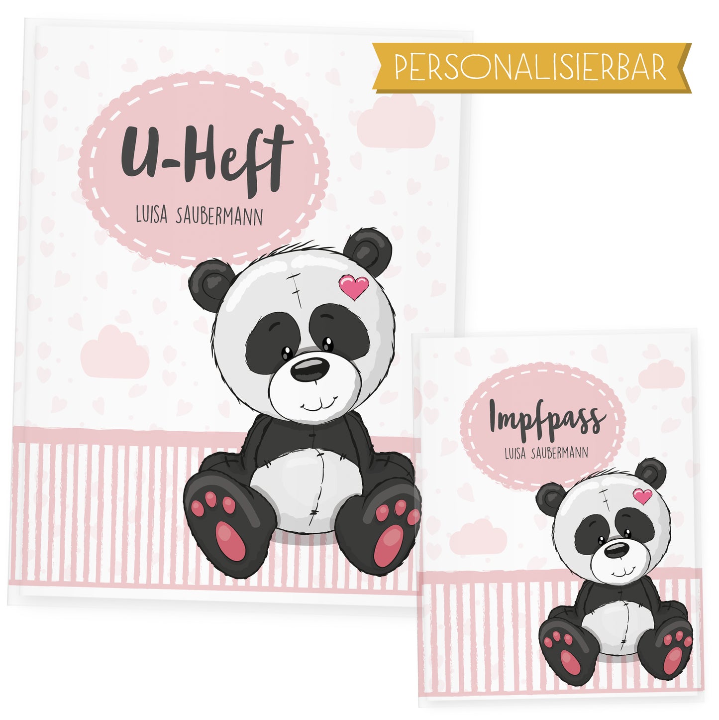 Uhefthülle_Impfpasshülle_Tiere_Panda_rosa