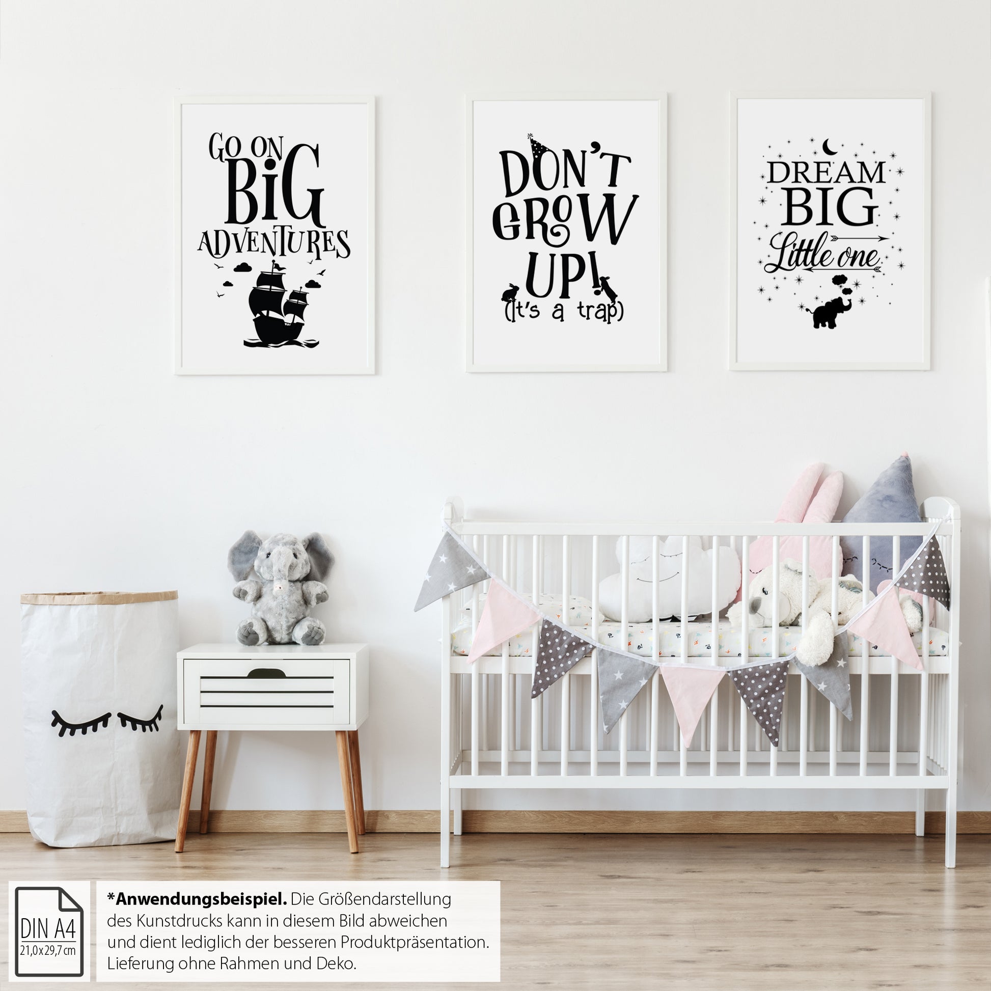 Kinderposter, "Dream Big Little One", DINA 4 - Little Fairy Tales