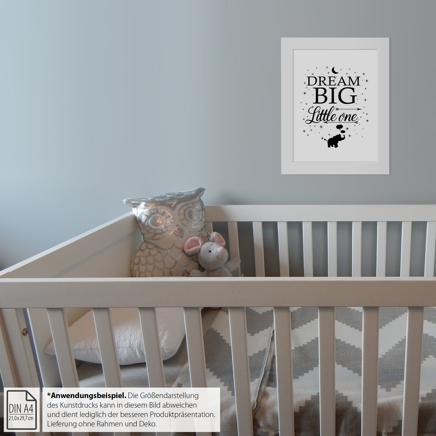 Kinderposter, "Dream Big Little One", DINA 4 - Little Fairy Tales