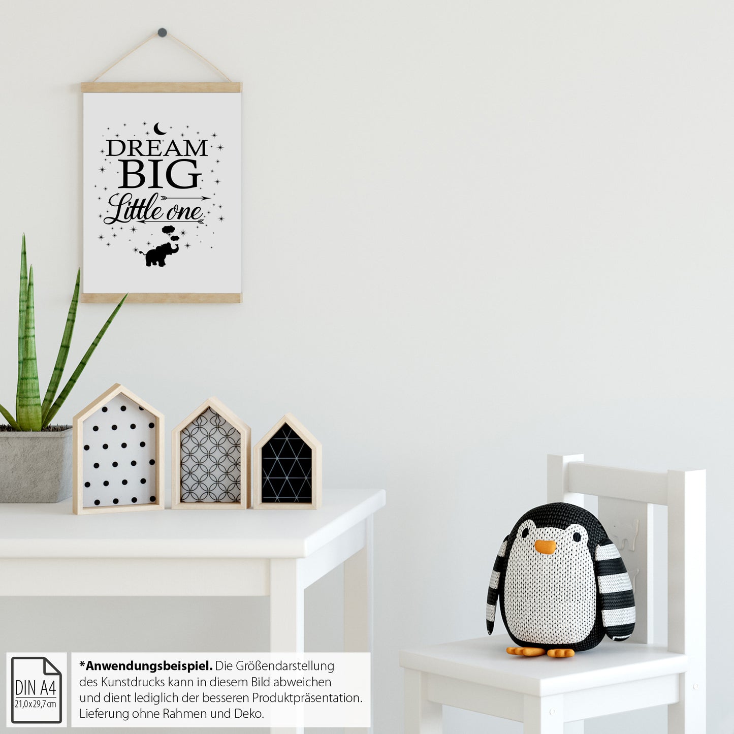 Kinderposter, "Dream Big Little One", DINA 4 - Little Fairy Tales