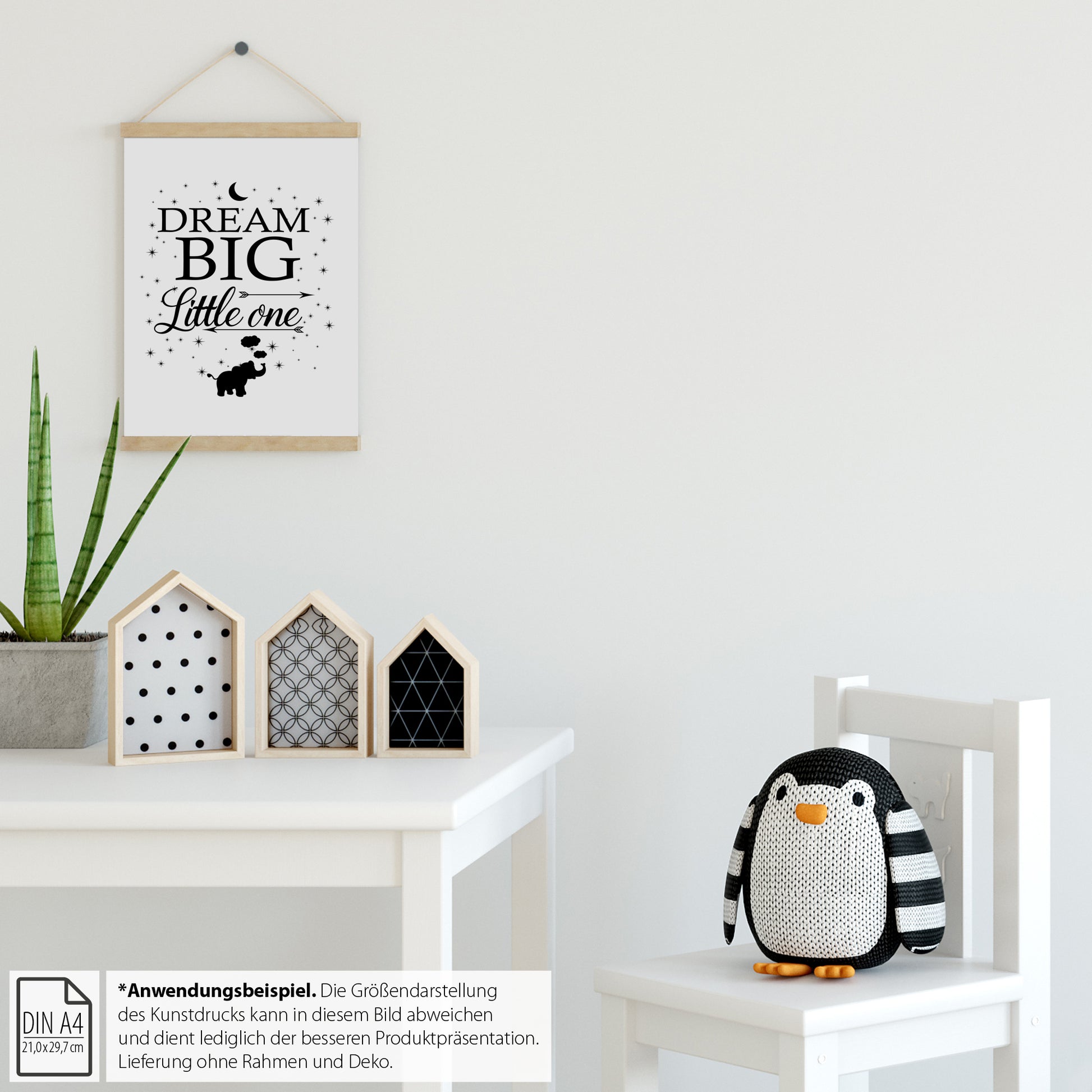 Kinderposter, "Dream Big Little One", DINA 4 - Little Fairy Tales